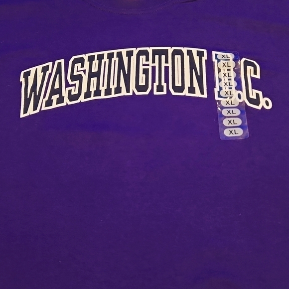 Gildan Other - GILDAN Heavy Cotton Purple Washington D.C. T-shirt
